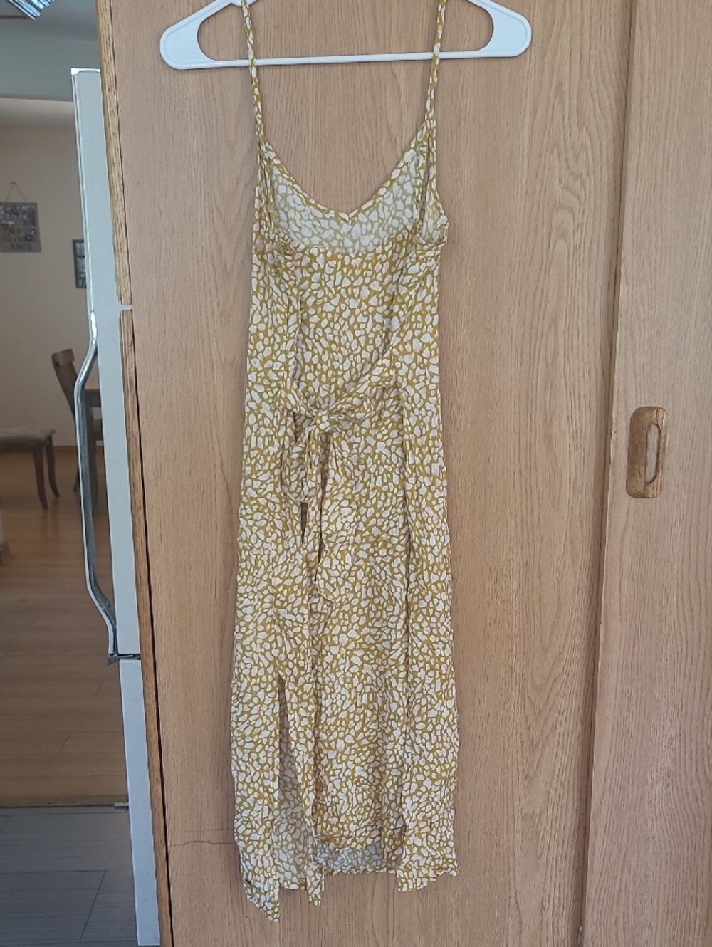 Roxy Yellow and Pink Printed Summer Slip Dress - Picture 2 of 3